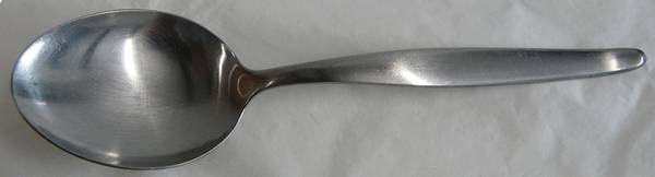 W8S1 (Stainless) Place/Oval Soup Spoon by Wilhelm Seibel