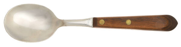 Town and Country-Brown-Walnut (Stainless) Round Bowl Soup Spoon (Cream Soup) HC