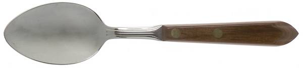 Town and Country-Brown-Walnut (Stainless) Oval Place Soup Spoon