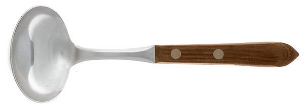 Town and Country-Brown-Walnut (Stainless) Solid Gravy Ladle