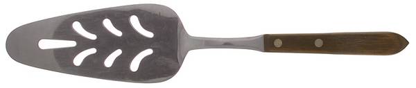 Town and Country-Brown-Walnut (Stainless) Pie Server with Stainless Blade