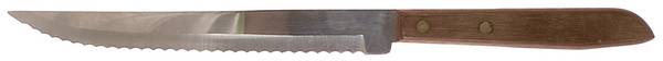 Town and Country-Brown-Walnut (Stainless) Large Stainless Blade Roast Carving Knife
