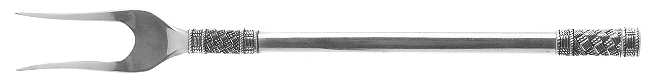Aegean Weave (Sterling, 1970) Short Handle Pickle/Olive Fork