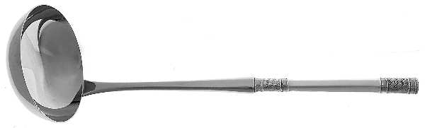 Aegean Weave (Sterling, 1970) Soup Ladle with Stainless Bowl