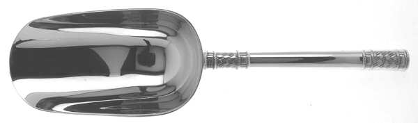 Aegean Weave (Sterling, 1970) Ice Scoop with Silverplate Bowl