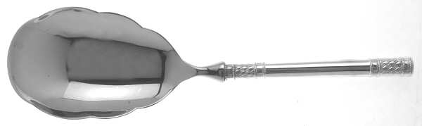 Aegean Weave (Sterling, 1970) Utility Serving Spoon with Stainless Bowl