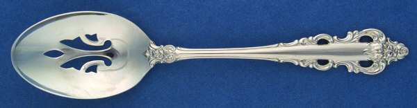 Antique Baroque (Stainless) Pierced Tablespoon (Serving Spoon)