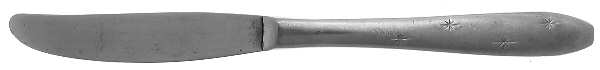 Bright Star (Stainless) Modern Hollow Knife-Pinched Handle