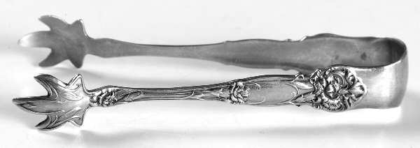 Carnation (Sterling, 1909) Bon Bon Tongs