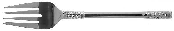 Corsica (Stainless) Large Solid Cold Meat Serving Fork