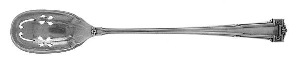 Dauphine (Sterling, 1916) Pierced Bowl Short Handle Olive Spoon