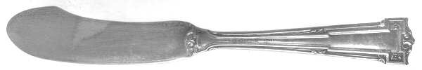 Dauphine (Sterling, 1916) Flat Handle Butter Spreader