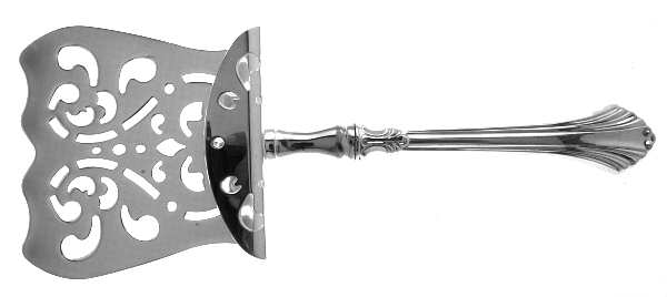 French Regency (Sterling, 1986) Hollow Asparagus Server with Silverplate Hood