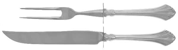 French Regency (Sterling, 1986) Small Stainless Blade 2-Piece Steak Carving Set