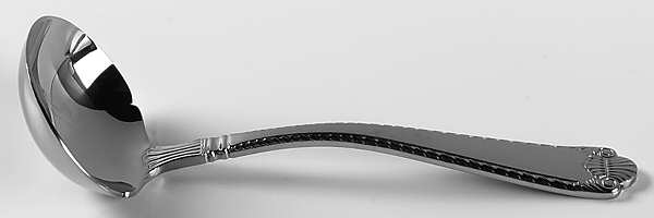French Shell (Stainless) Solid Gravy Ladle by Wallace Silver