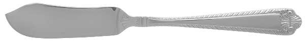 French Shell (Stainless) Flat Handle Master Butter Knife