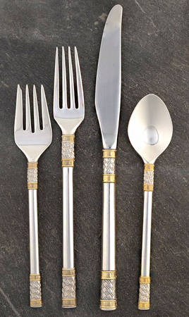Golden Aegean Weave (Sterling, 1971) 32 Piece Estate Set
