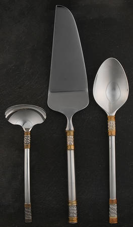 Golden Aegean Weave (Sterling, 1971) 3 Piece Completer Set
