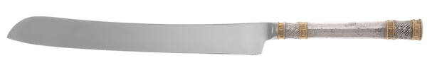 Golden Aegean Weave (Sterling, 1971) Wedding Cake Knife with Stainless Blade HC