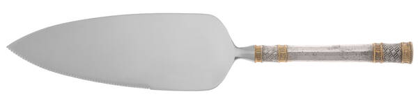 Golden Aegean Weave (Sterling, 1971) Pie Server with Serrated Stainless Blade HC