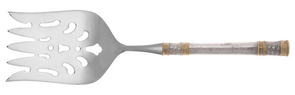 Golden Aegean Weave (Sterling, 1971) Fish Serving Fork with Stainless Tines HC