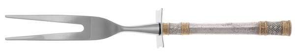 Golden Aegean Weave (Sterling, 1971) Carving Fork Small with Stainless Prongs HC