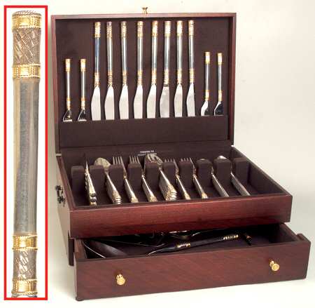 Golden Aegean Weave (Sterling, 1971) 66 Piece Set