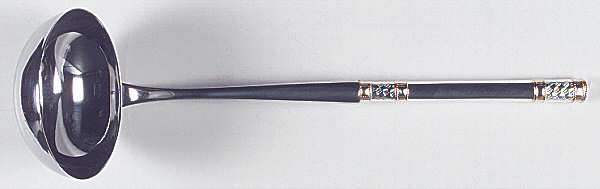 Golden Aegean Weave (Sterling, 1971) Soup Ladle with Stainless Bowl