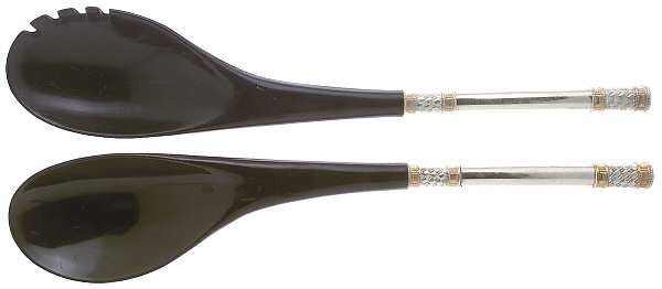 Golden Aegean Weave (Sterling, 1971) Plastic Bowl 2-Piece Salad Set