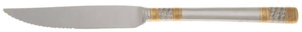 Golden Corsica (Stainless, Gold Accent) Steak Knife Individual Hollow, Serrate HC