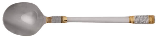 Golden Corsica (Stainless, Gold Accent) Round Bowl Soup Spoon (Cream Soup) HC