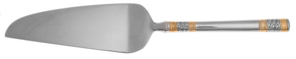Golden Corsica (Stainless, Gold Accent) Pie and Cake Server with Stainless Blade HC