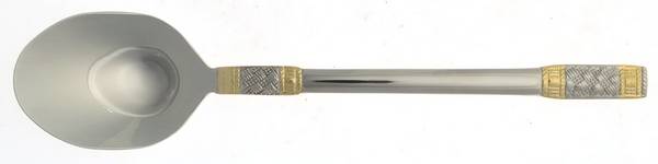 Golden Corsica (Stainless, Gold Accent) Sugar Spoon