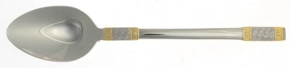 Golden Corsica (Stainless, Gold Accent) Oval Place Soup Spoon