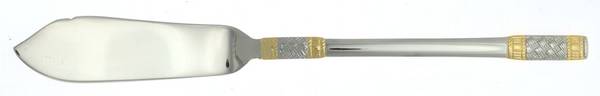 Golden Corsica (Stainless, Gold Accent) Flat Handle Master Butter Knife