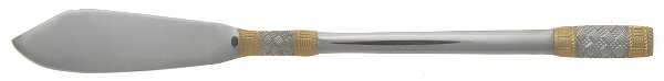 Golden Corsica (Stainless, Gold Accent) Flat Handle Master Butter Knife