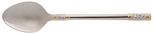 Golden Corsica (Stainless, Gold Accent) Place/Oval Soup Spoon