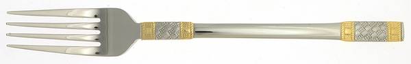 Golden Corsica (Stainless, Gold Accent) Fork