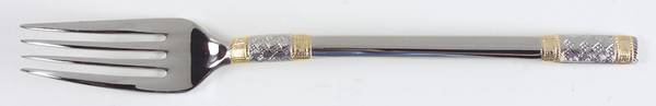 Golden Corsica (Stainless, Gold Accent) Fork