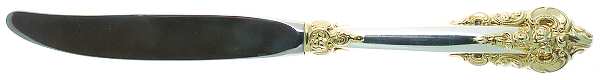 Golden Grande Baroque (Sterling, Gold Accent) Modern Hollow Knife