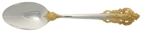 Golden Grande Baroque (Sterling, Gold Accent) European Place/Oval Soup Spoon