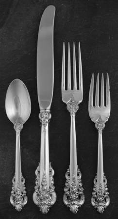 Grande Baroque (Sterling, 1941) 4 Piece Dinner Size Setting