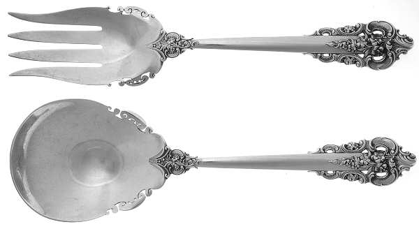 Grande Baroque (Sterling, 1941) (2 Pc) Solid Salad Set