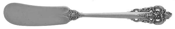 Grande Baroque (Sterling, 1941) Flat Handle Butter Spreader