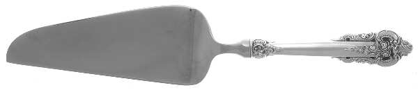 Grande Baroque (Sterling, 1941) Pie & Cake Server with Stainless Blade