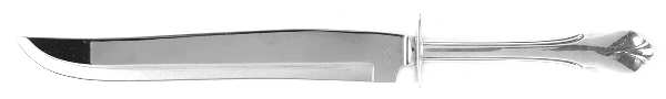 Grand Colonial (Sterling, 1942, No Monos) Large Carving/Roast Knife StnlBl w/Sterling Guard