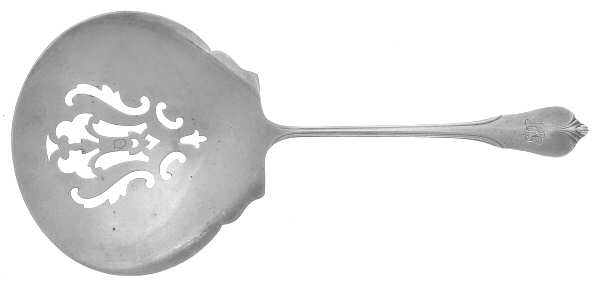 Grand Colonial (Sterling, 1942, No Monos) Solid Bon Bon Spoon with Pierced Bowl