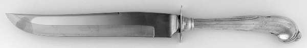 Grand Colonial (Sterling, 1942, No Monos) Sm Carving Knife W/Stnl Prongs & Pistol Hdl