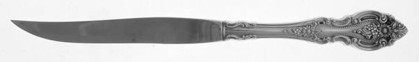 Grand Victorian (Sterling, 1973) Individual Steak Knife w/Bevel Blade