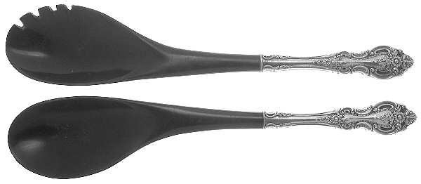Grand Victorian (Sterling, 1973) Plastic Bowl 2-Piece Salad Set